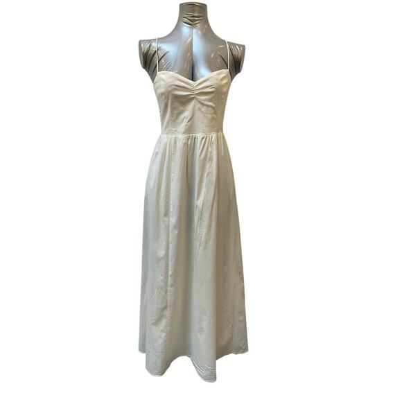 NWT Reformation White Dovie Dress Size Large